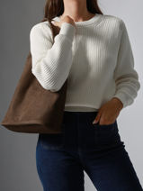 Hobo M Cavalier Nubuck Cuir Etrier Marron cavalier nubuck ECAN154M-vue-porte